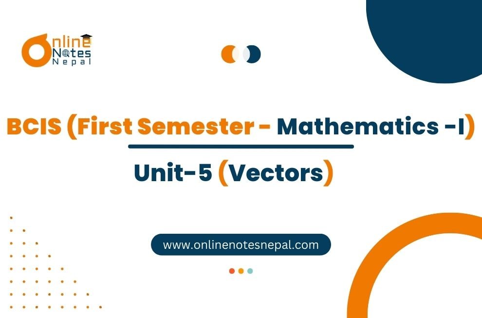 Unit V: Vectors Photo